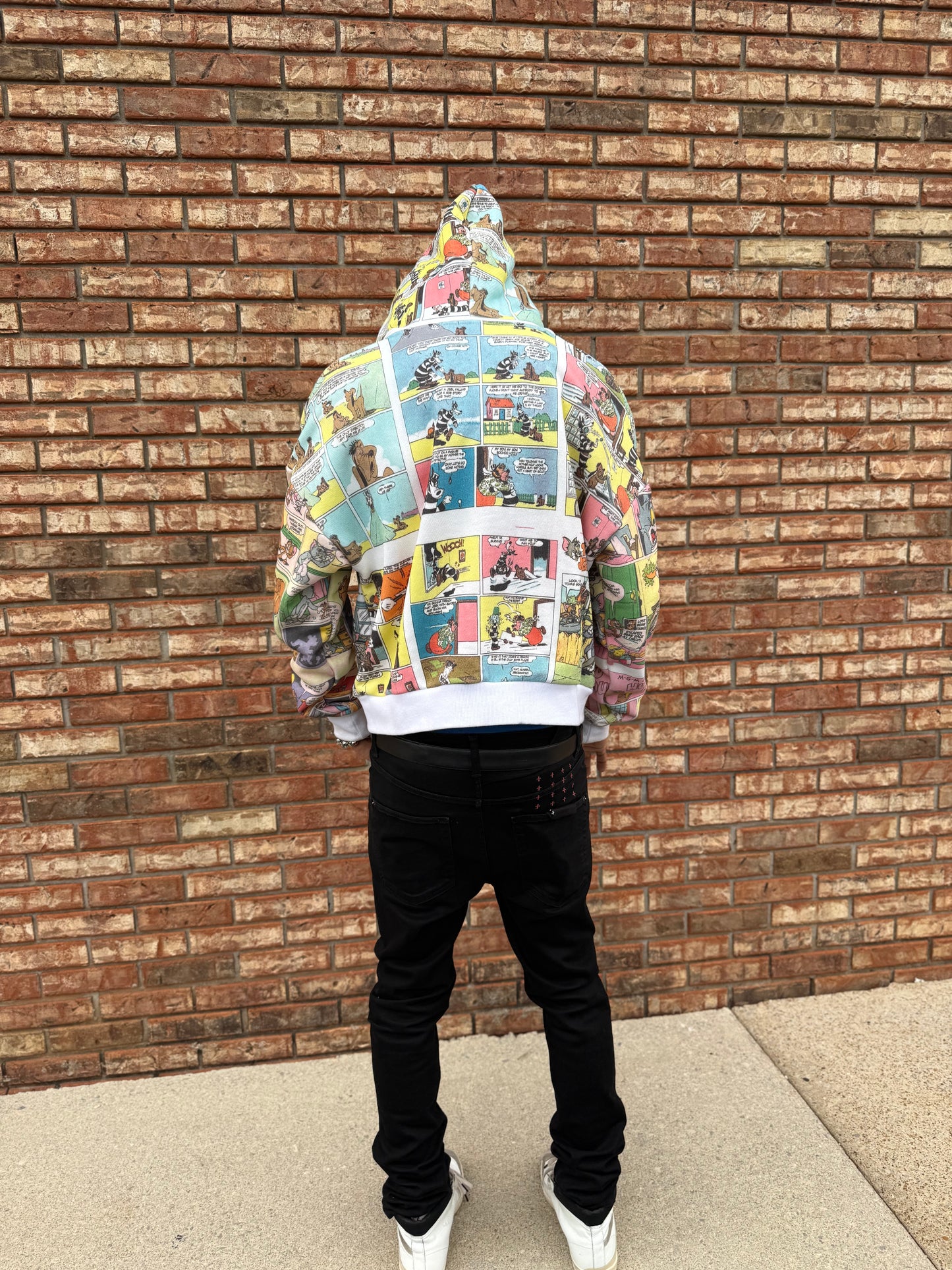Comic book zip up
