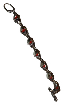 Tainless Steel Skull Bracelet - Angle of Attack